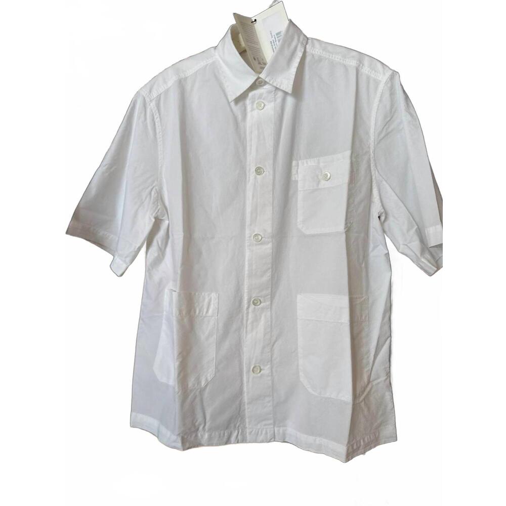 NEW BARENA VENEZIA men's ordior shirt in bianco